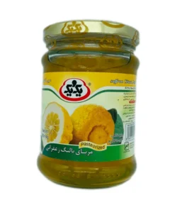 1&1 Balang met Zaffraan  Jam 350 Gram ( مربای بالنگ زعفرانی 350 گرمی یک و یک )